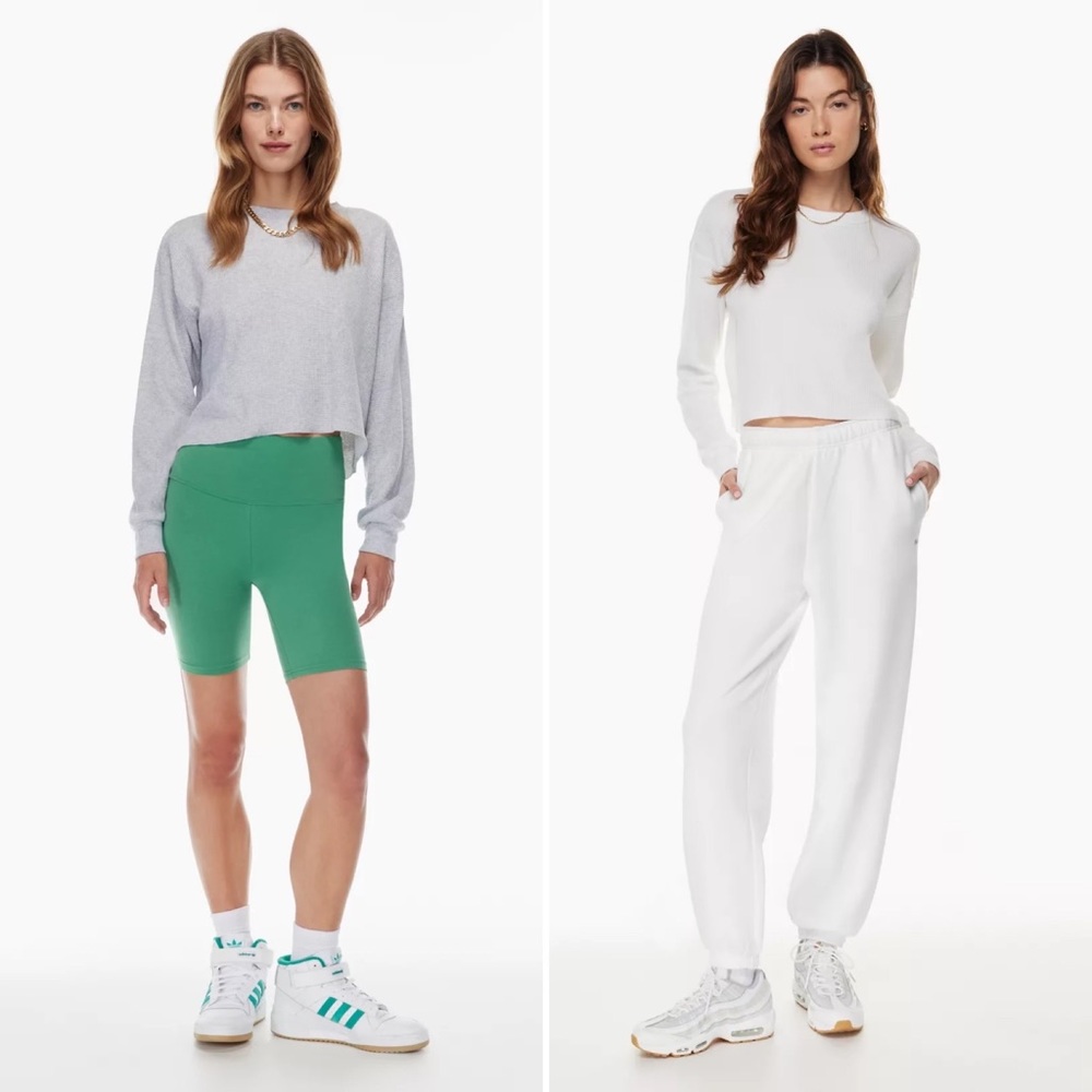 Aritzia • 2 x Waffle Crew Tee